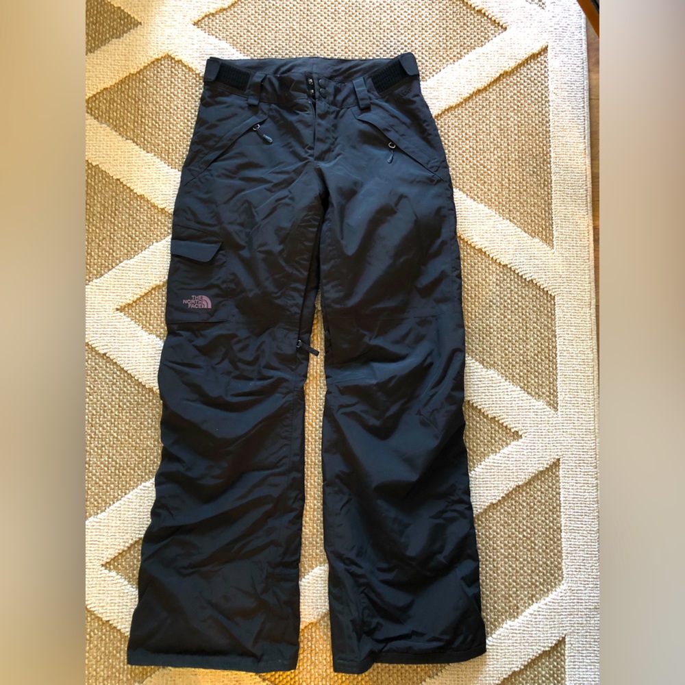 The North Face snowboarding and ski pants.
